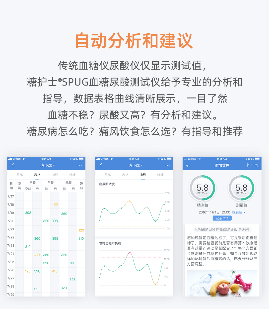 自动分析和建议